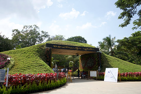 The garden is spread across 20 acres and has 500 types of plants and 80 trees